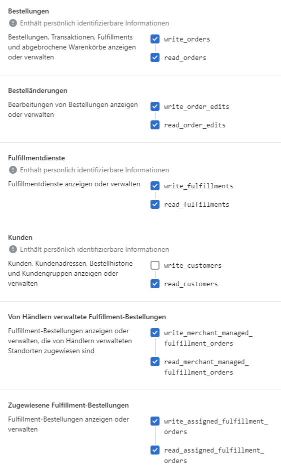 Admin - Rechte